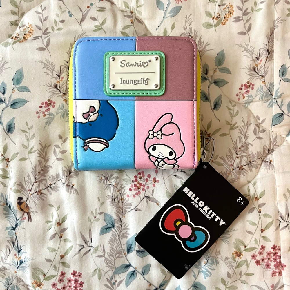 NWT Hello Kitty and Friends Sanrio x Loungefly Color-Block Wallet ❤️